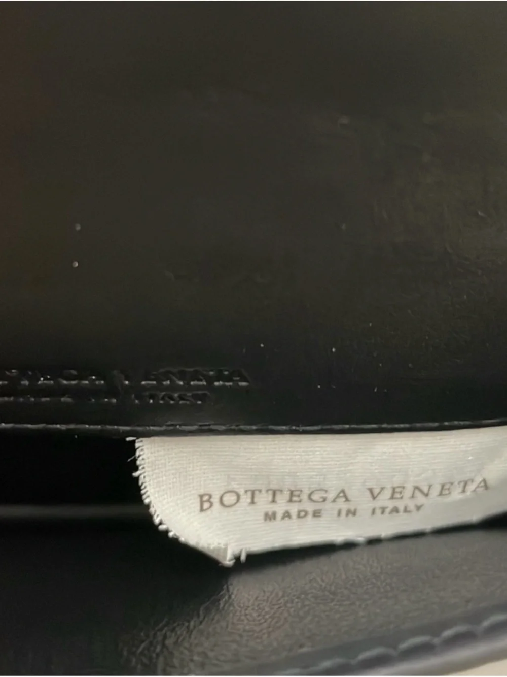 Bottega Veneta Black leather Card Holder